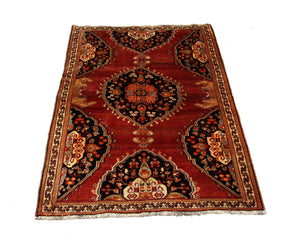 Alfombra persa - Nómada - 250 x 160 cm - rojo