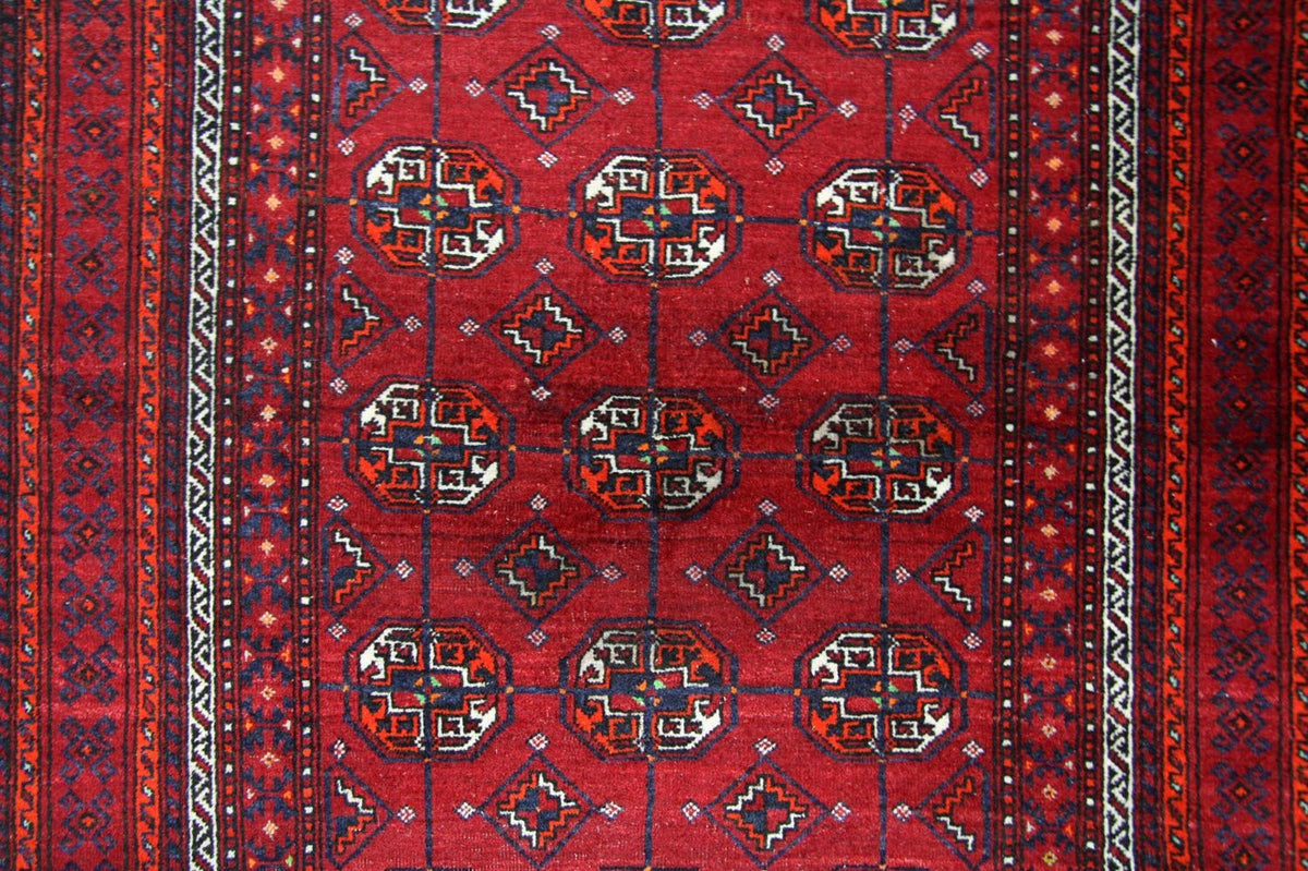 Alfombra Belutsch - 208 x 123 cm - rojo