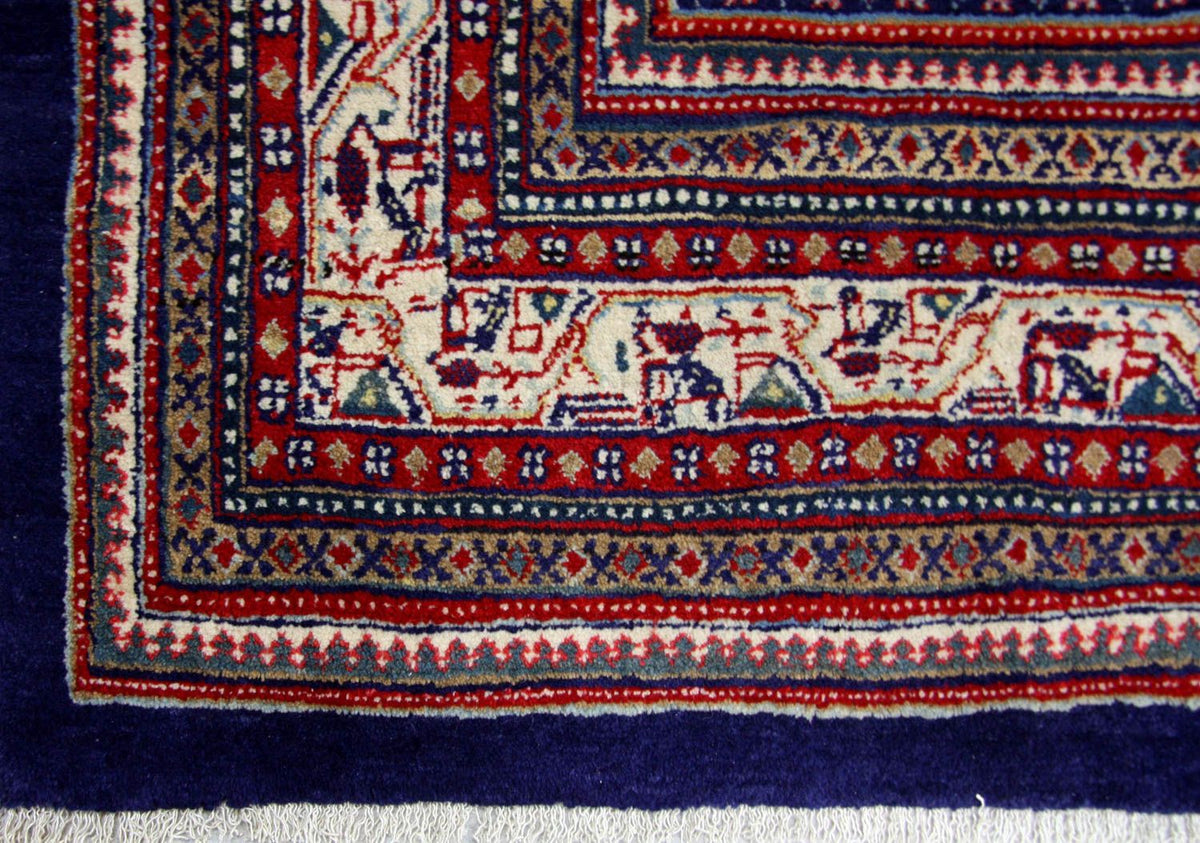 Alfombra persa - Mir cuadrado - 267 x 266 cm - azul
