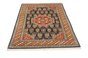 Alfombra Ziegler - Kazak - 230 x 169 cm - azul
