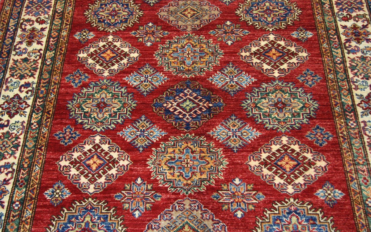 Alfombra Ziegler - Kazak - 206 x 148 cm - rojo
