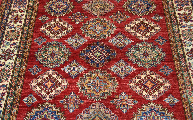 Alfombra Ziegler - Kazak - 206 x 148 cm - rojo