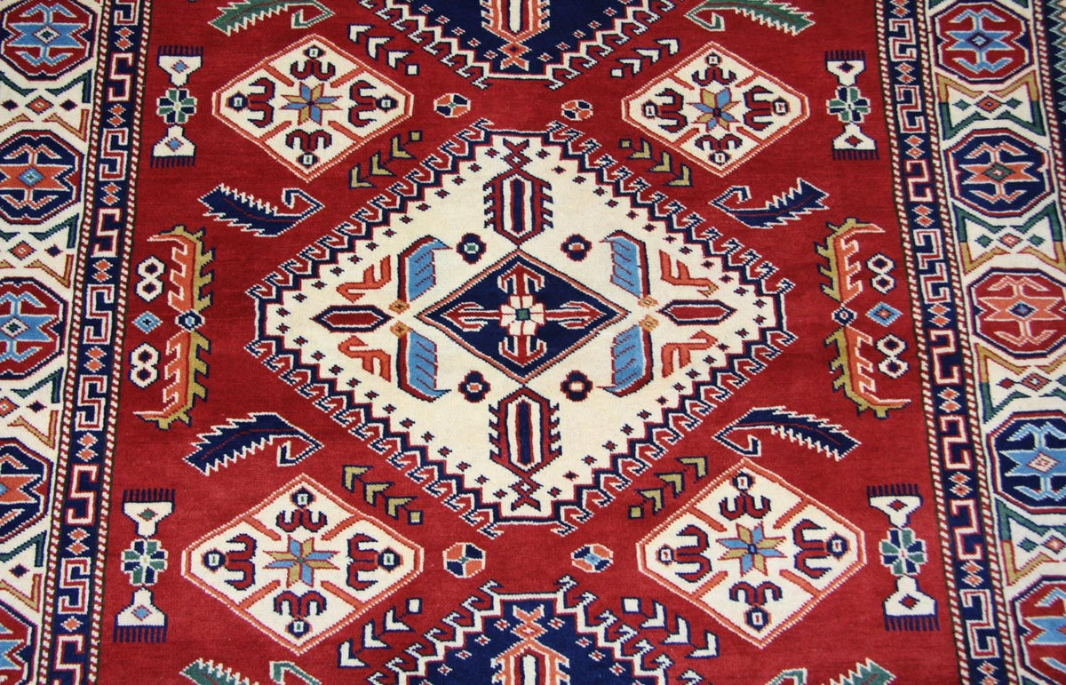 Alfombra Ziegler - Kazak - 178 x 125 cm - rojo