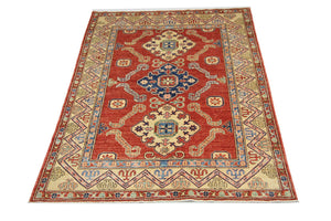 Alfombra Ziegler - Kazak - 208 x 146 cm - rojo
