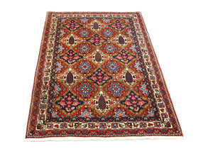 Alfombra persa - Nómada - 155 x 104 cm - azul