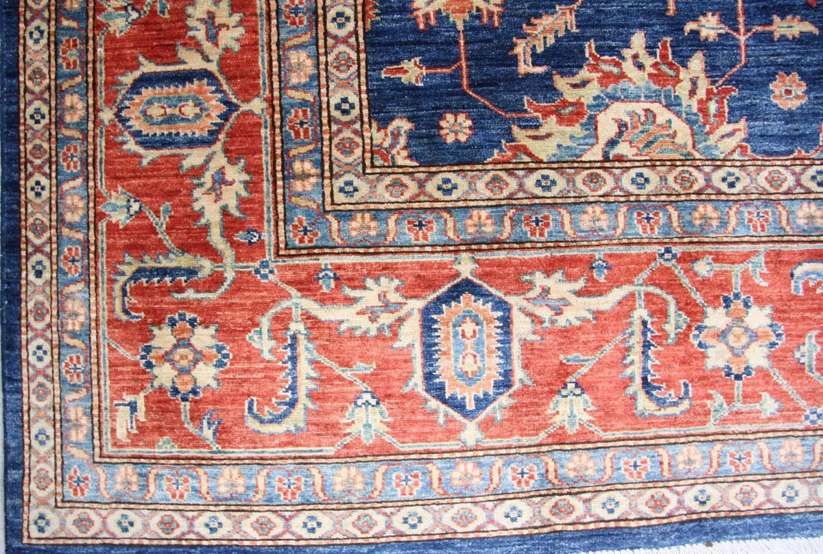 Alfombra Ziegler - Kazak - 303 x 246 cm - azul