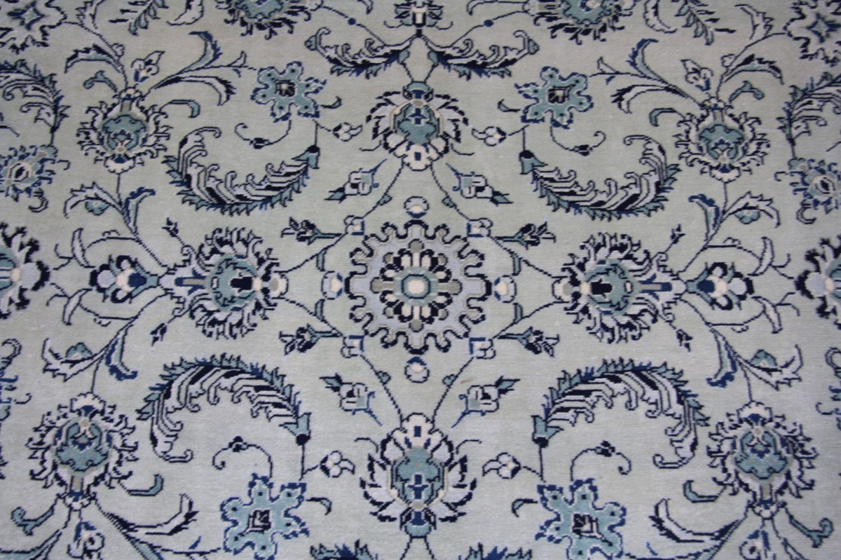 Alfombra persa - Keshan - 362 x 251 cm - azul
