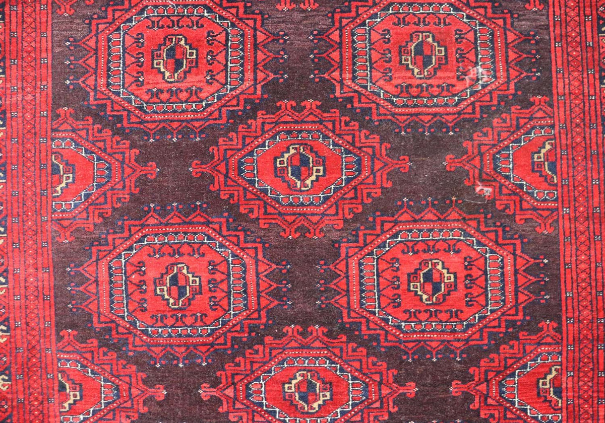 Alfombra Belutsch - 190 x 129 cm - rojo