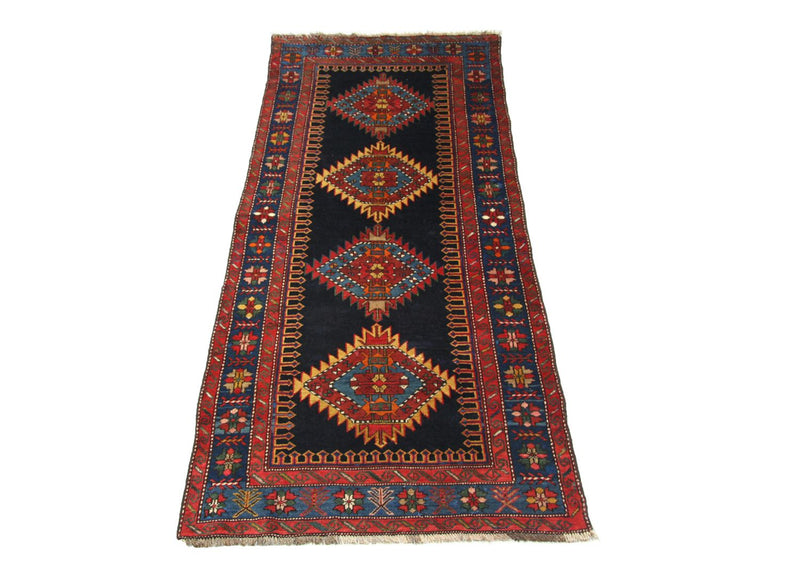 Alfombra de pasillo Alfombra Ziegler - Kazak - 268 x 110 cm - azul