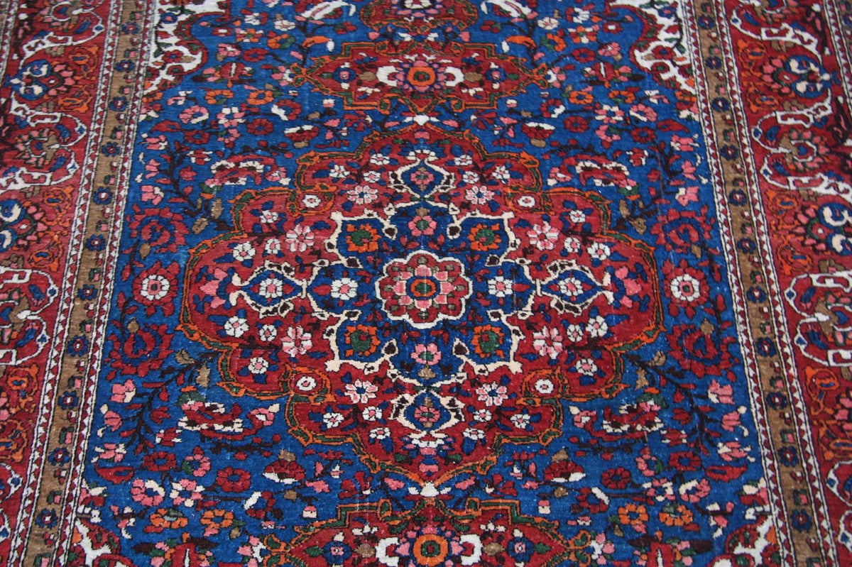 Alfombra persa - Nómada - 203 x 143 cm - azul