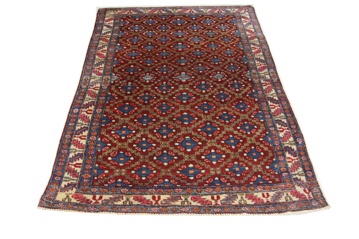Alfombra afgana - Bukhara - 202 x 123 cm - azul