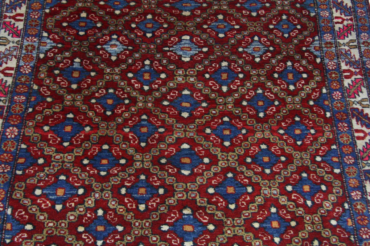 Alfombra afgana - Bukhara - 202 x 123 cm - azul
