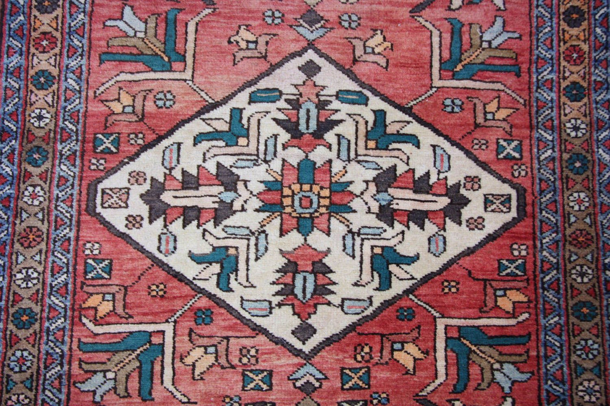 Alfombra de pasillo Alfombra persa - Nómada - 340 x 102 cm - rojo