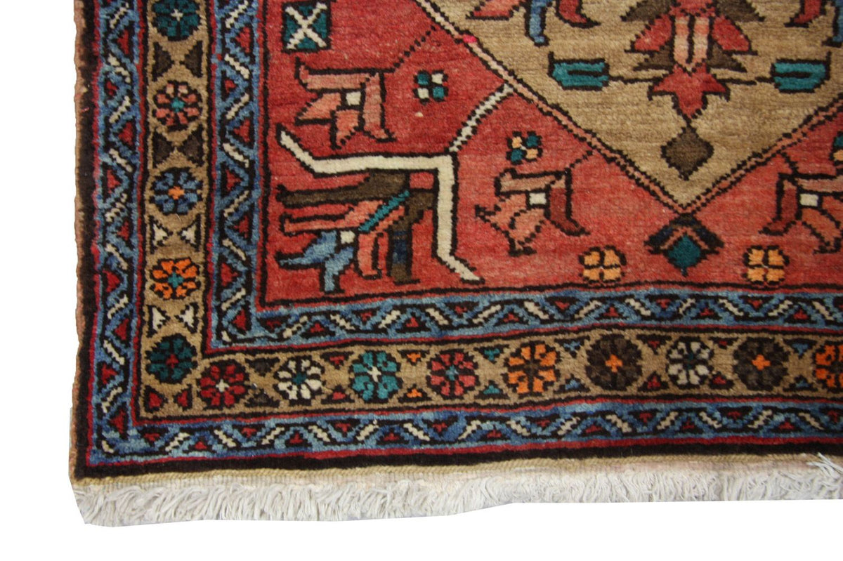 Alfombra de pasillo Alfombra persa - Nómada - 340 x 102 cm - rojo