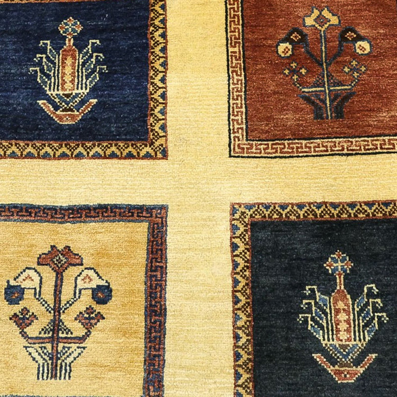 Alfombra Gabbeh - Persa Kashkuli - Real - 205 x 152 cm - multicolor