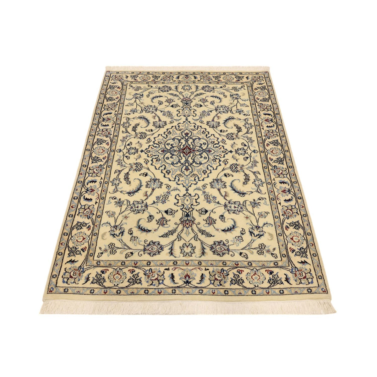 Alfombra Persa - Nain - Real - Real - 159 x 108 cm - beige