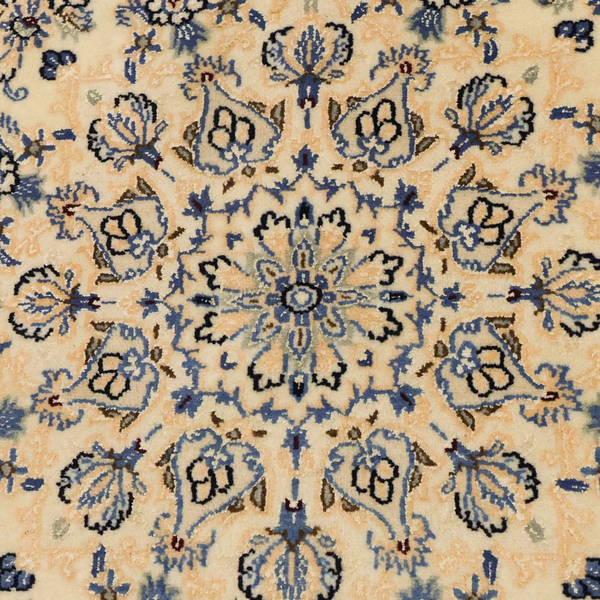 Alfombra Persa - Nain - Real - Real - 156 x 105 cm - beige