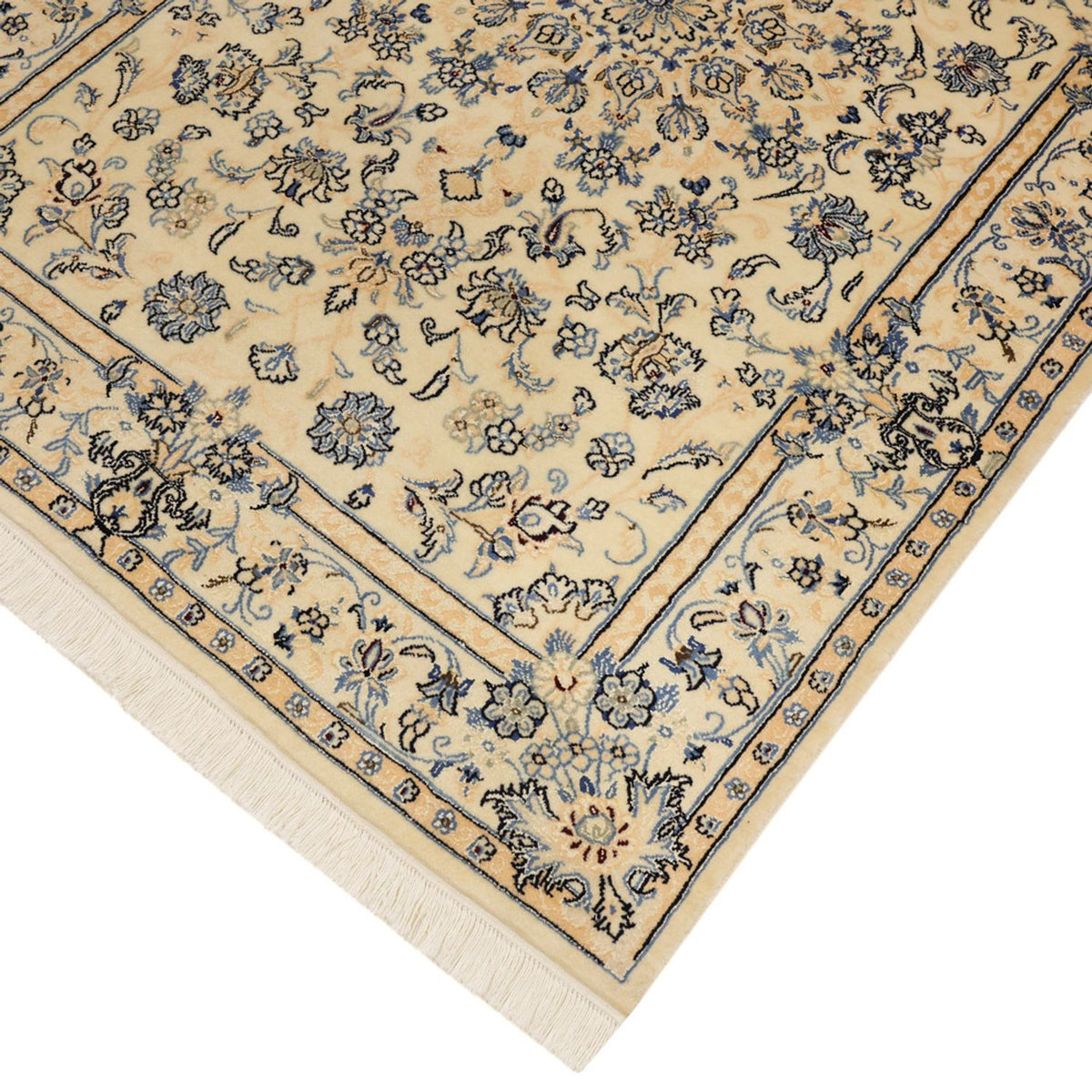 Alfombra Persa - Nain - Real - Real - 156 x 105 cm - beige