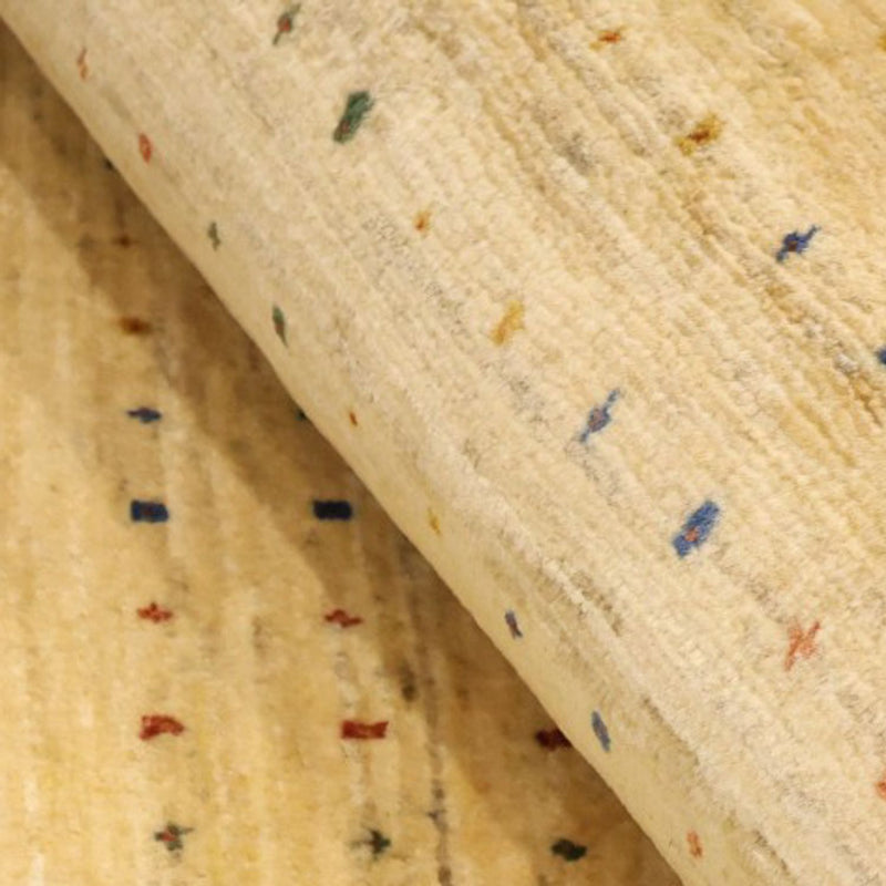 Alfombra Gabbeh - Persa Kashkuli - 174 x 115 cm - beige claro