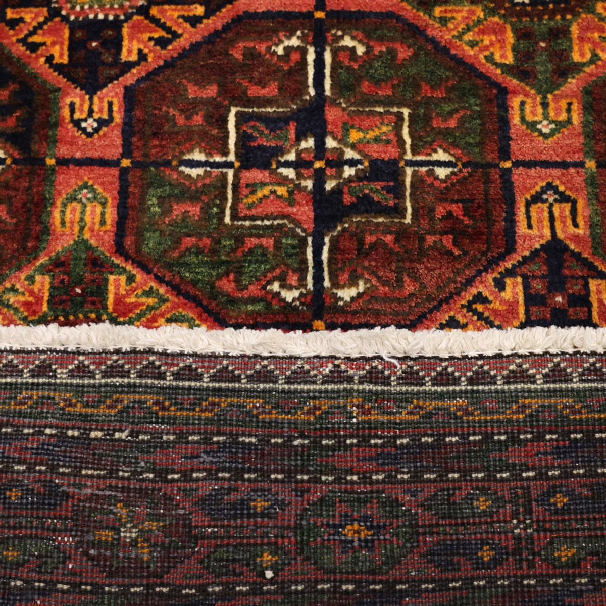 Alfombra de pasillo Alfombra Belutsch - 254 x 117 cm - marrón