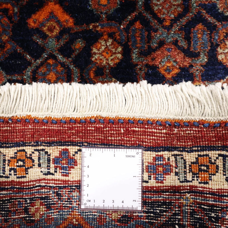 Alfombra persa - Bidjar - 257 x 143 cm - rojo oscuro