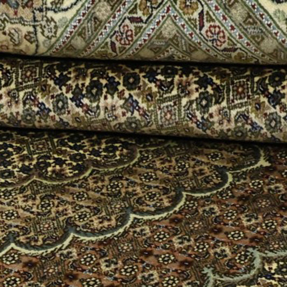 Alfombra Persa - Tabriz - Real - Real - 309 x 199 cm - plata