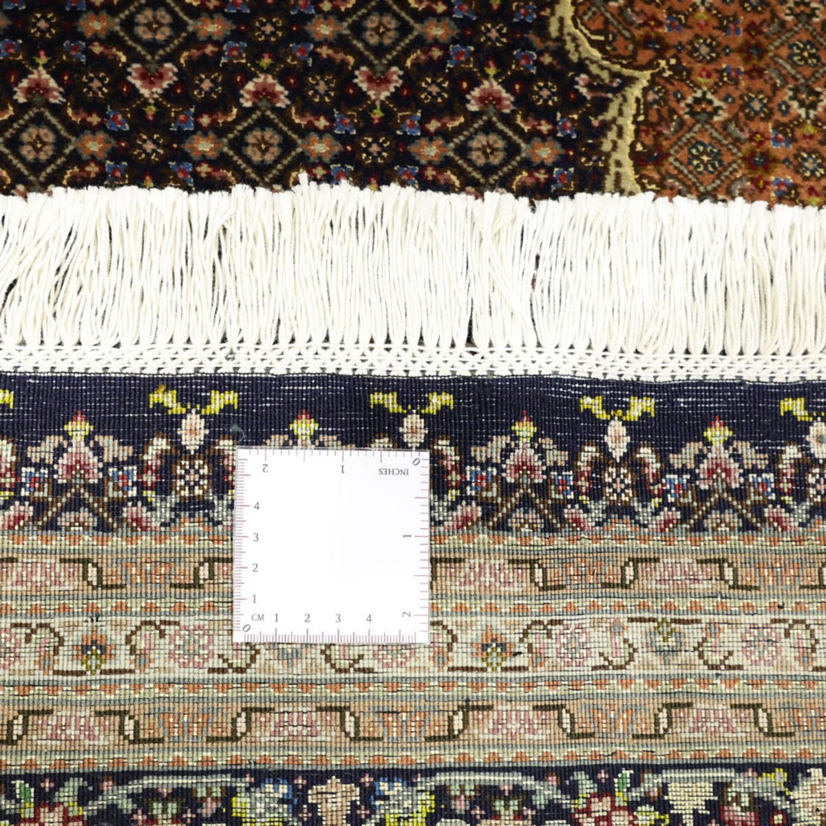 Alfombra Persa - Tabriz - Real - Real - 309 x 199 cm - beige oscuro