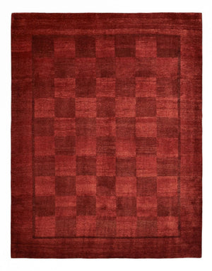 Alfombra Gabbeh - Persa - 327 x 259 cm - rojo oscuro