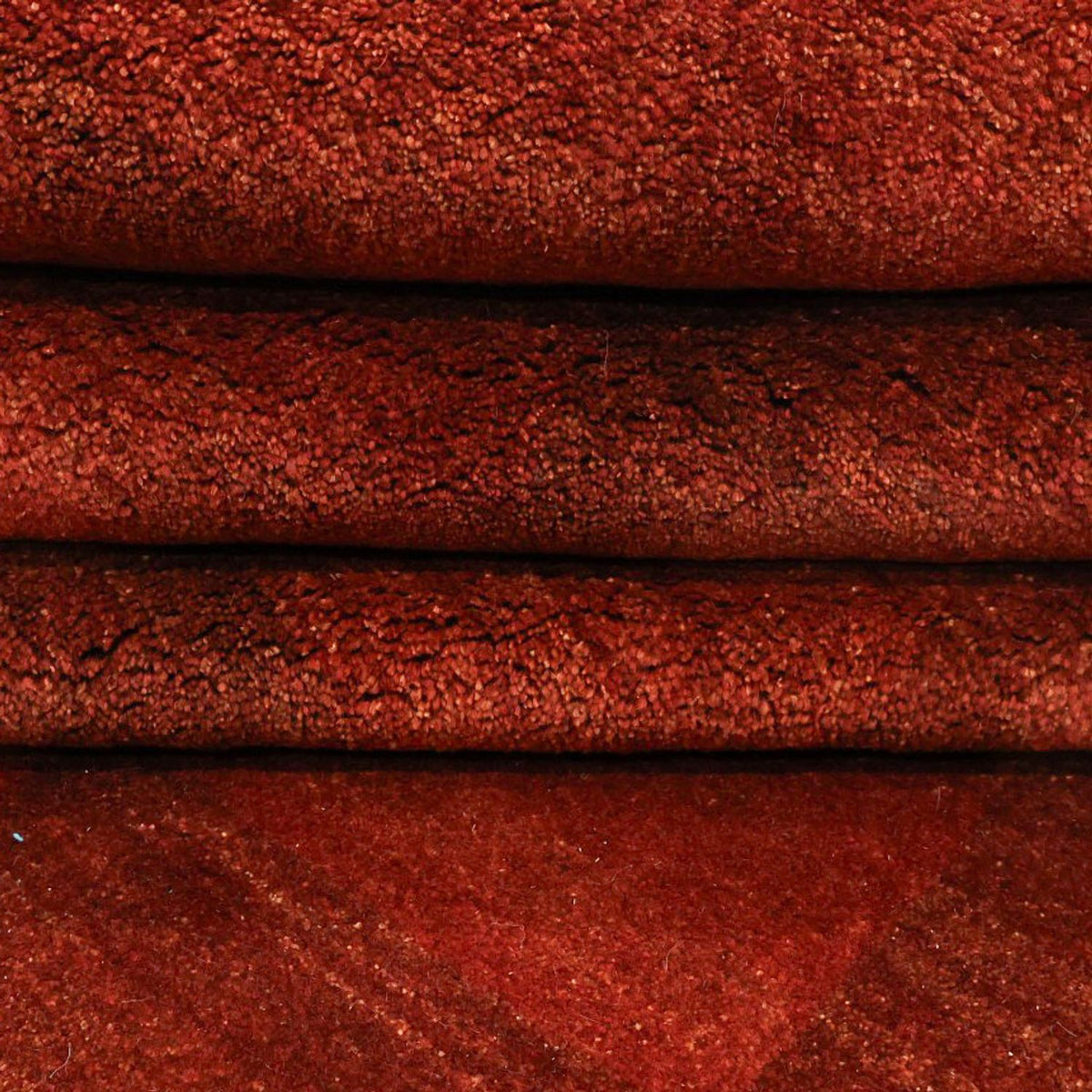 Alfombra Gabbeh - Persa - 327 x 259 cm - rojo oscuro