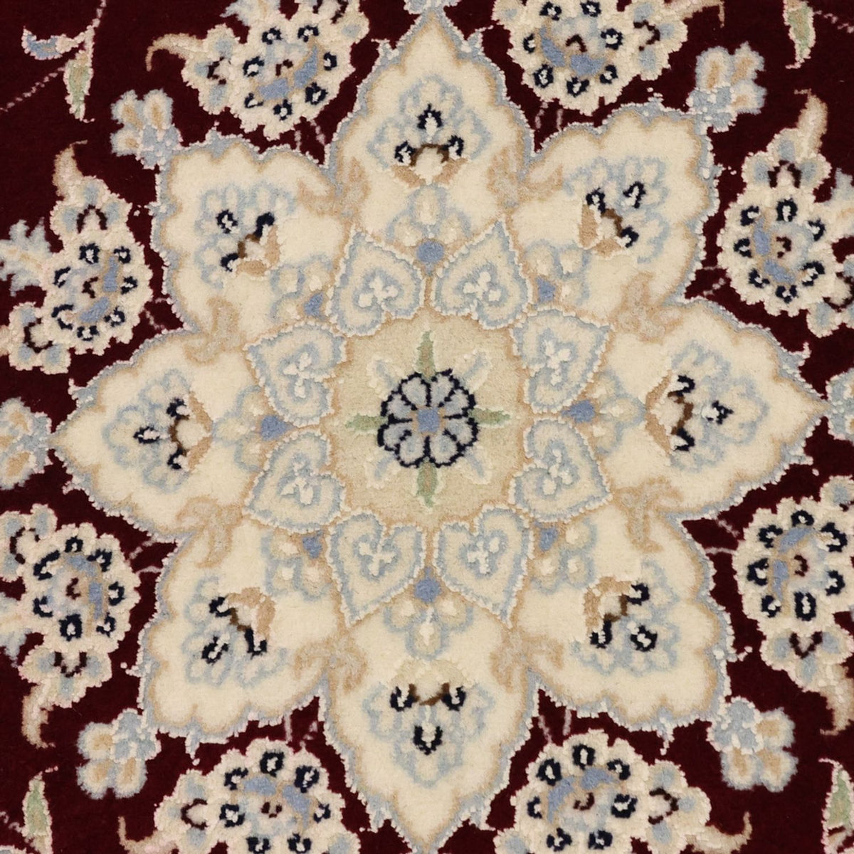 Alfombra Persa - Nain - Real - Real - 152 x 100 cm - rojo