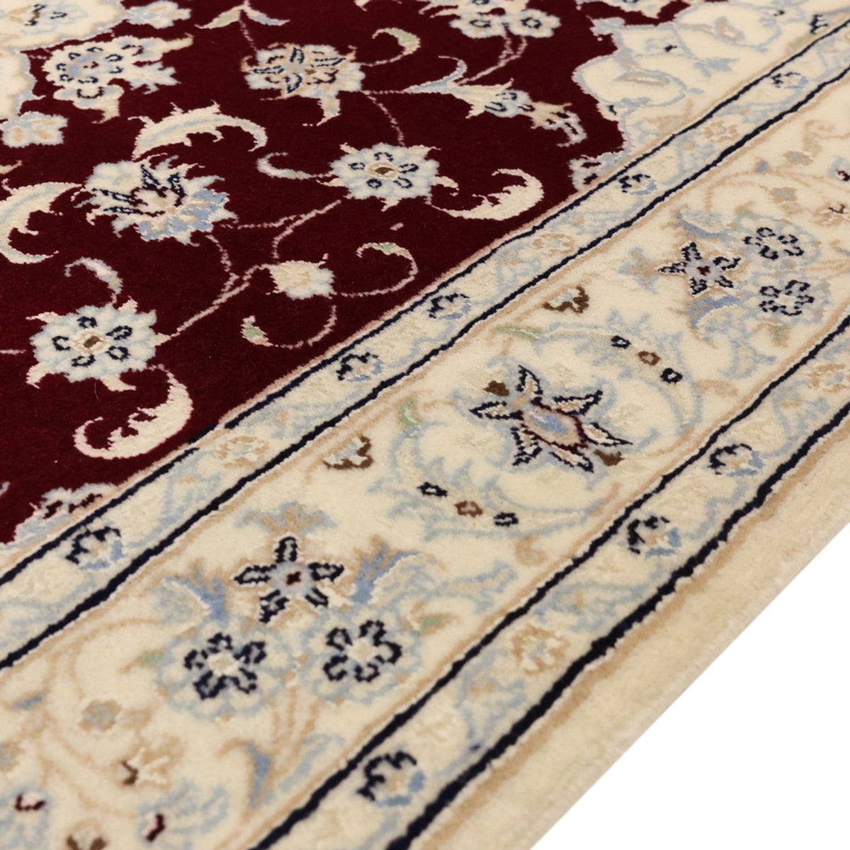 Alfombra Persa - Nain - Real - Real - 152 x 100 cm - rojo