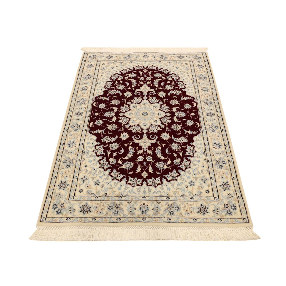 Alfombra Persa - Nain - Real - Real - 152 x 100 cm - rojo