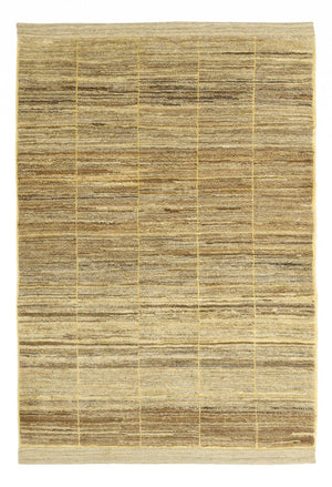 Alfombra Gabbeh - Loribaft Persa - 141 x 104 cm - beige