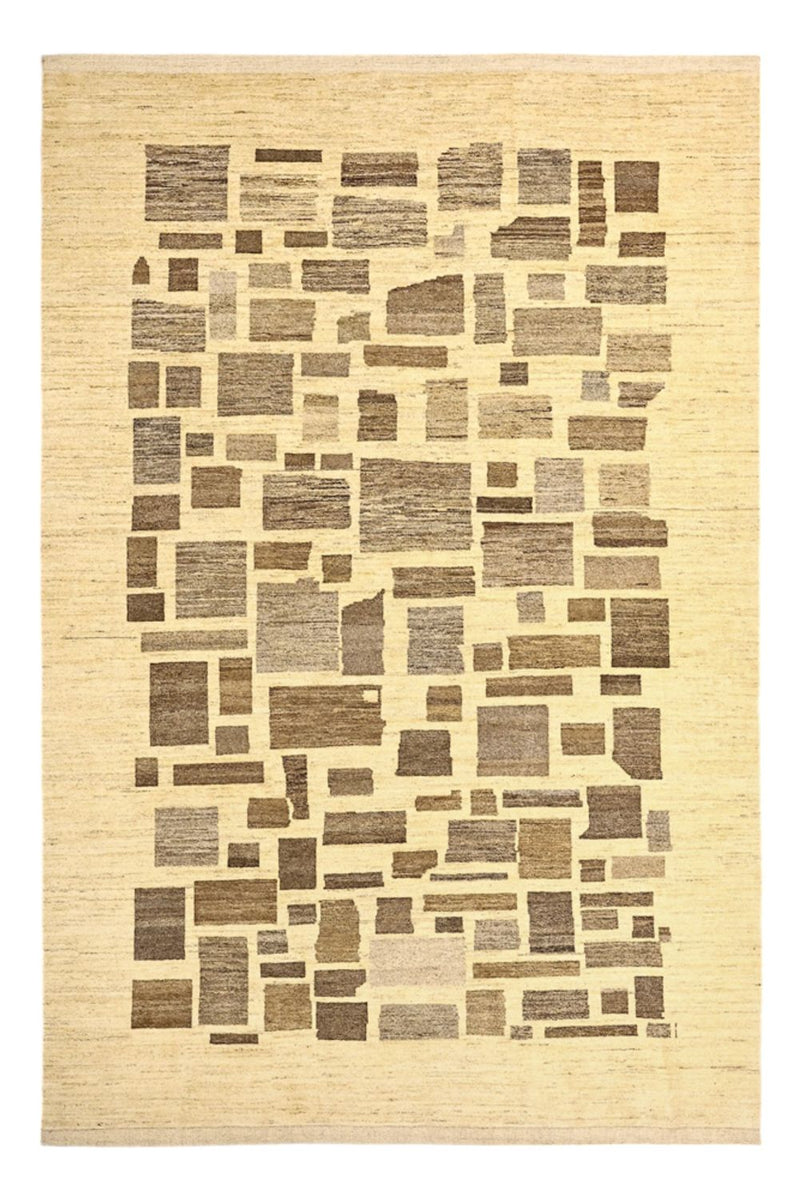 Alfombra Gabbeh - Loribaft Persa - 287 x 200 cm - beige claro