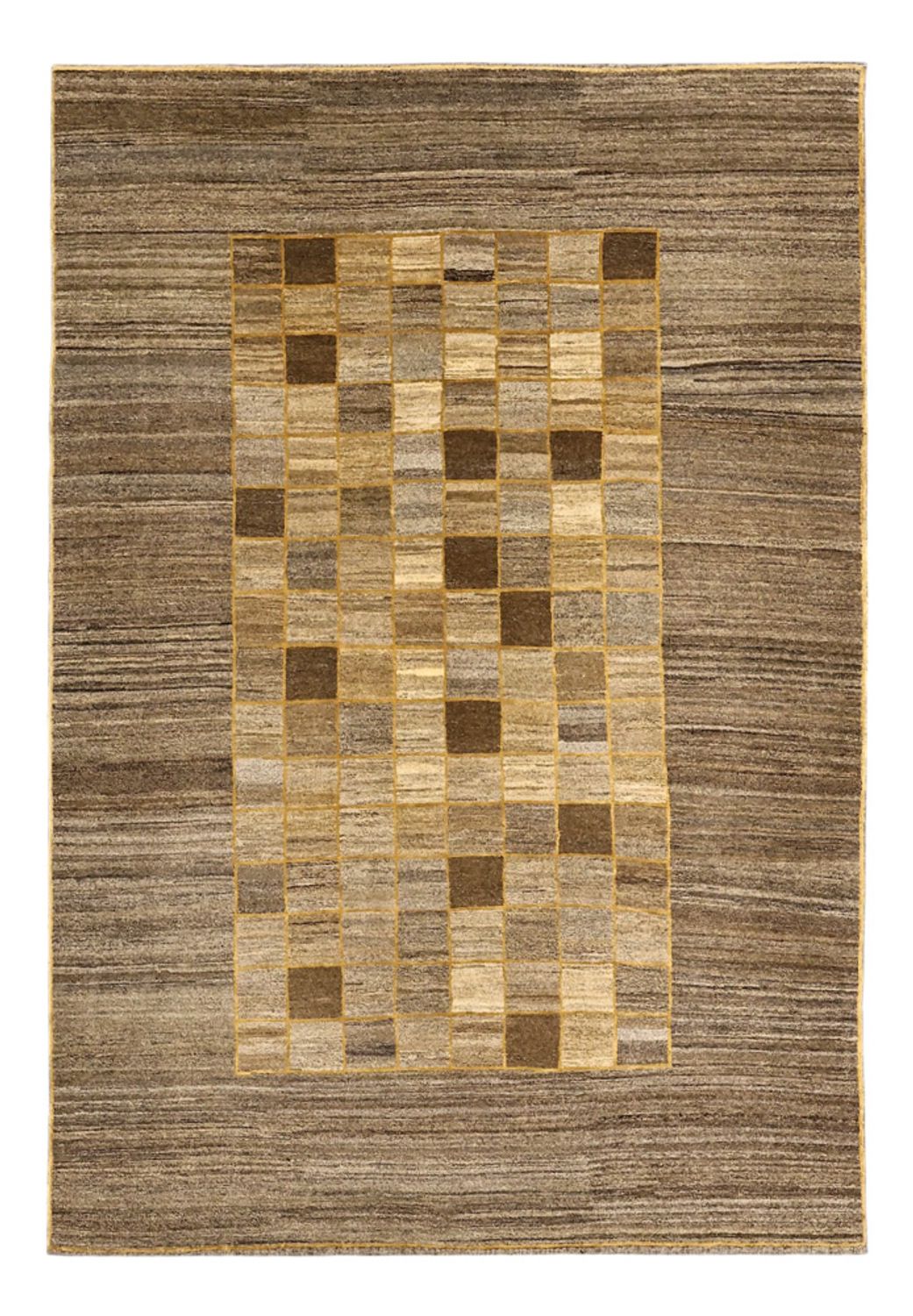 Alfombra Gabbeh - Loribaft Persa - 290 x 205 cm - beige oscuro