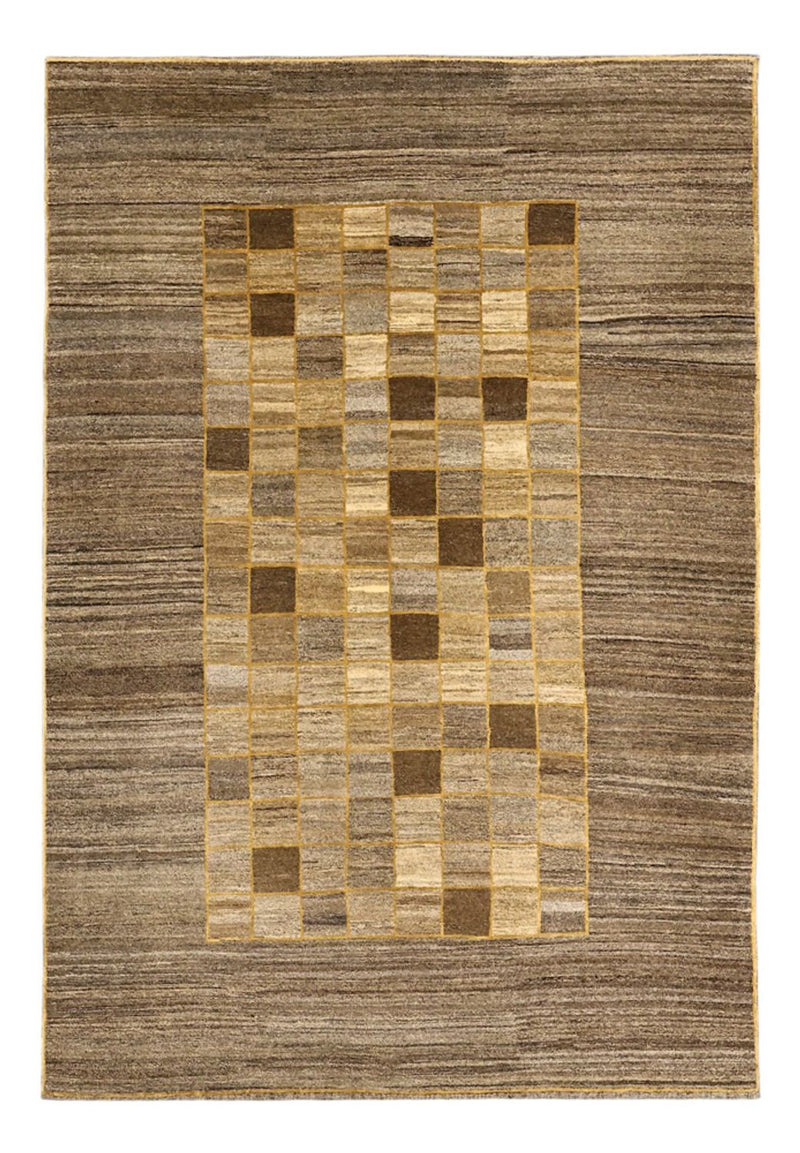 Alfombra Gabbeh - Loribaft Persa - 290 x 205 cm - beige oscuro