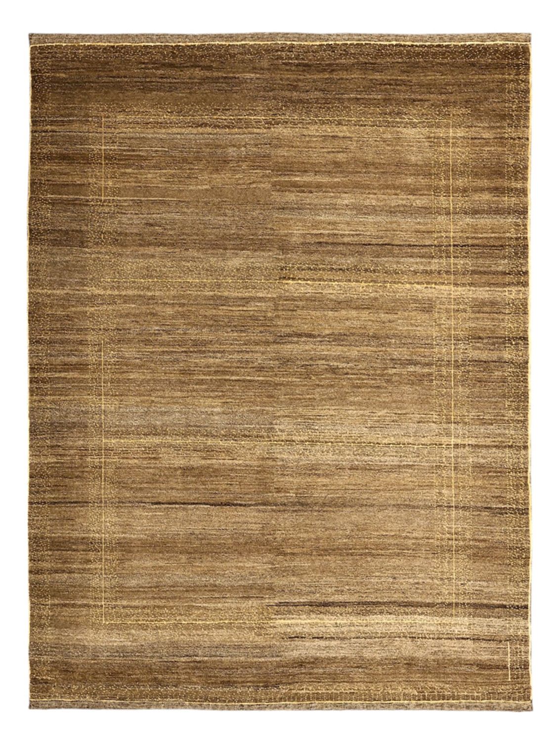 Alfombra Gabbeh - Loribaft Persa - 227 x 173 cm - beige oscuro