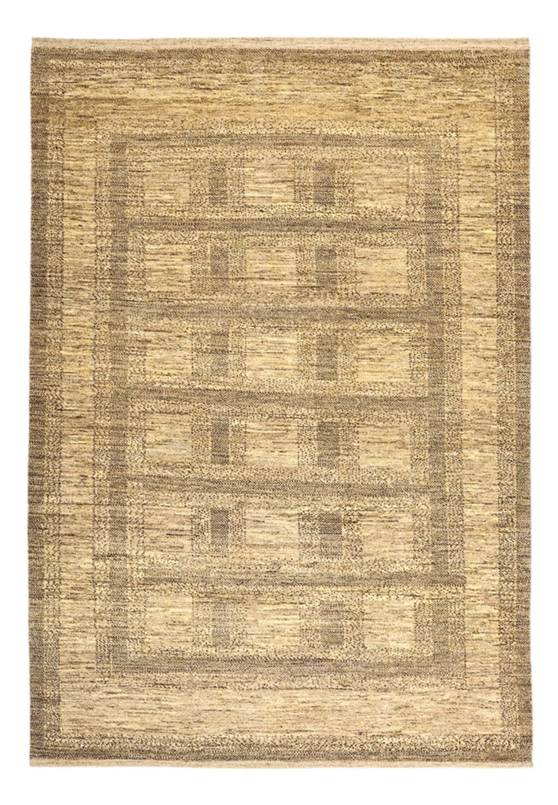 Alfombra Gabbeh - Loribaft Persa - 236 x 165 cm - beige oscuro