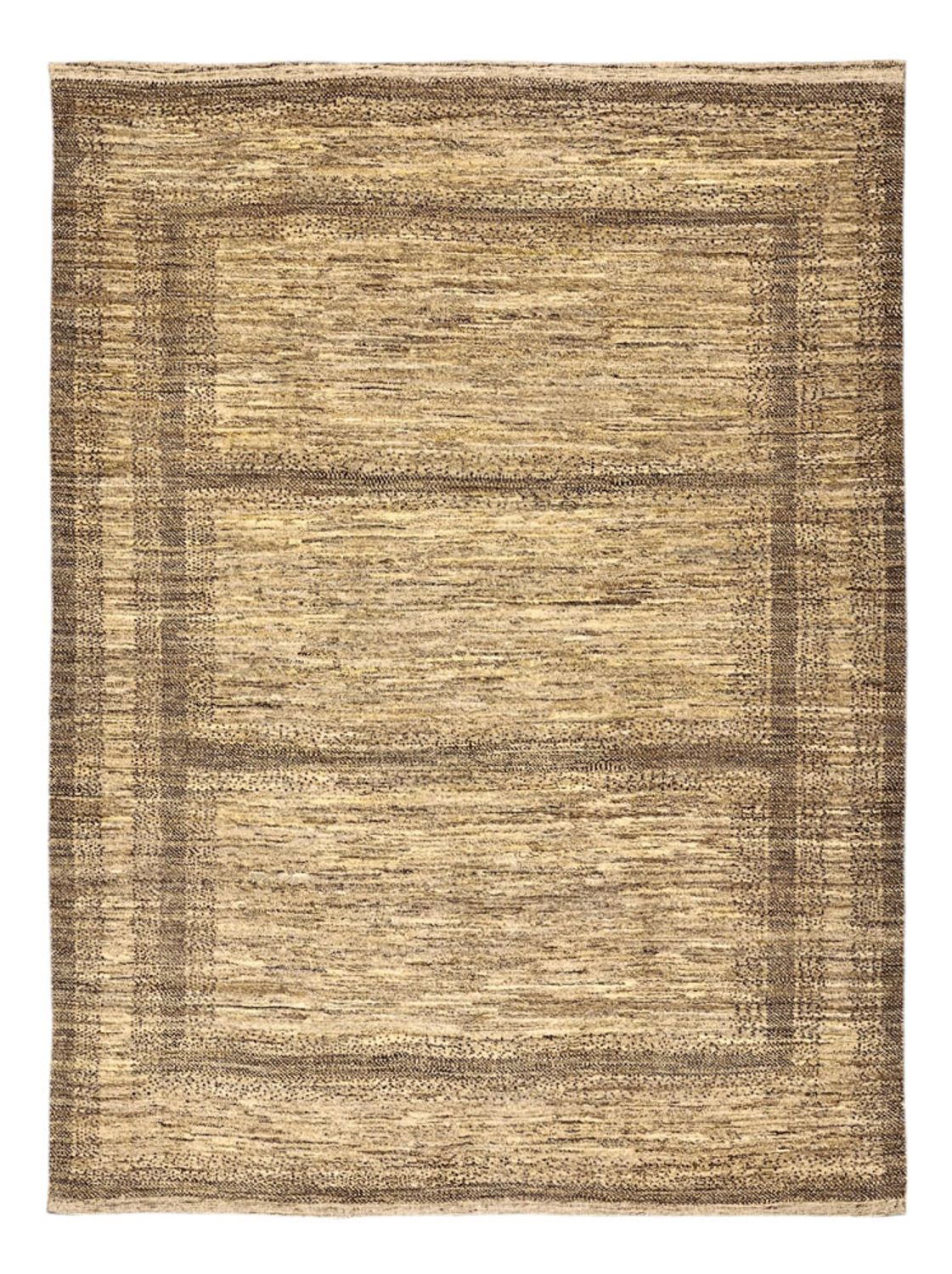 Alfombra Gabbeh - Loribaft Persa - 224 x 170 cm - beige oscuro