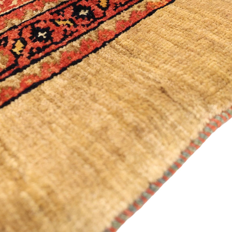 Alfombra de pasillo Alfombra Gabbeh - Loribaft Persa - 187 x 103 cm - marrón