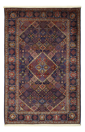 Alfombra persa - Keshan - 215 x 140 cm - azul oscuro