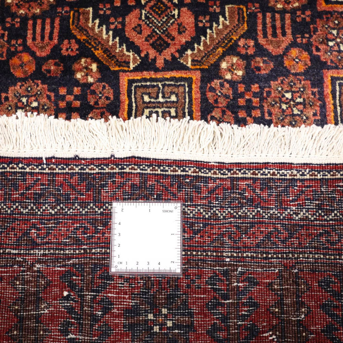 Alfombra de pasillo Alfombra Belutsch - 198 x 109 cm - marrón oscuro