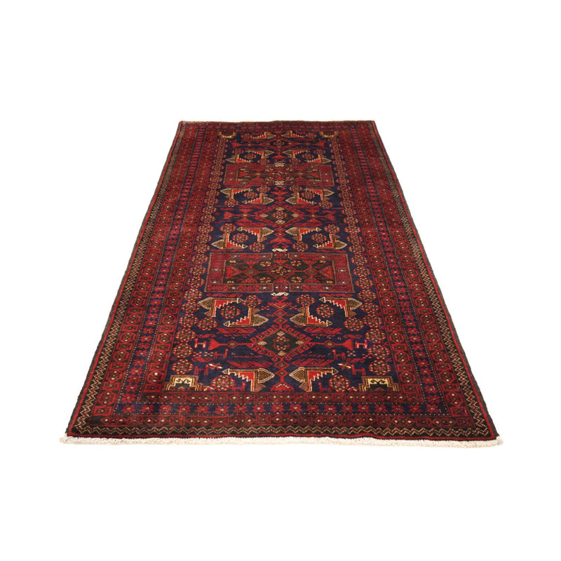 Alfombra de pasillo Alfombra Belutsch - 194 x 101 cm - rojo oscuro