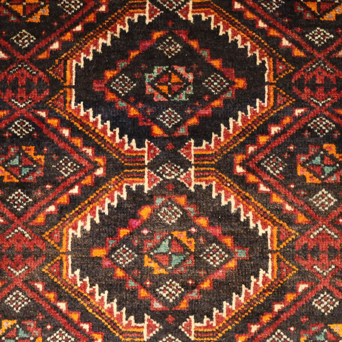 Alfombra de pasillo Alfombra Belutsch - 195 x 98 cm - rojo oscuro