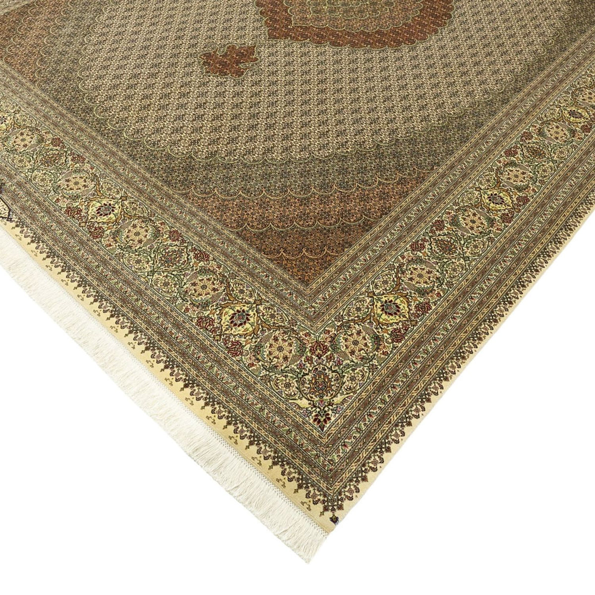 Alfombra Persa - Tabriz - Real - Real - 336 x 252 cm - taupe