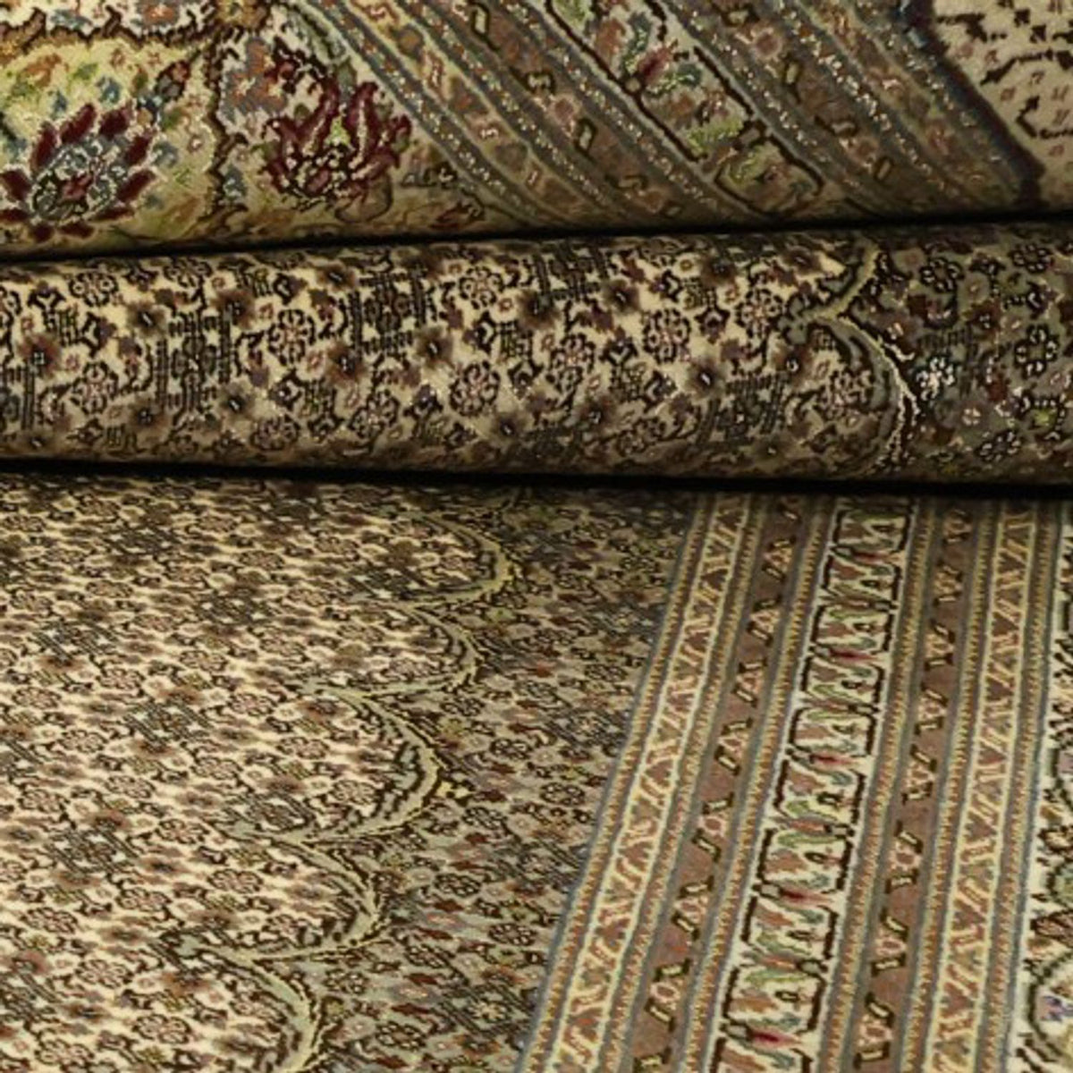 Alfombra Persa - Tabriz - Real - Real - 336 x 252 cm - taupe