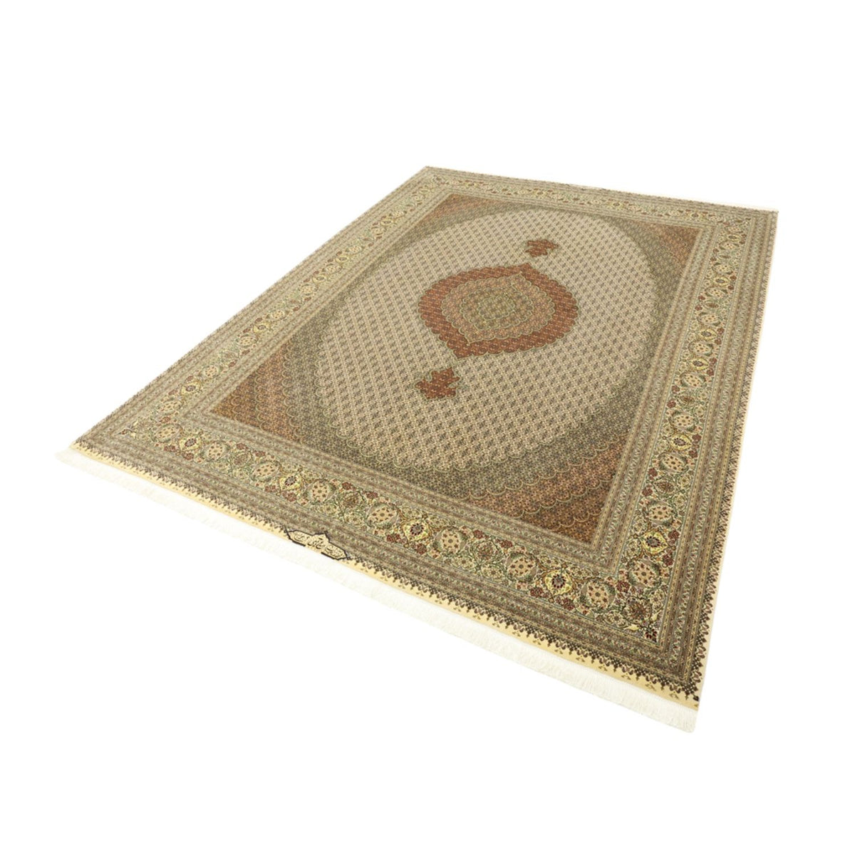 Alfombra Persa - Tabriz - Real - Real - 336 x 252 cm - taupe
