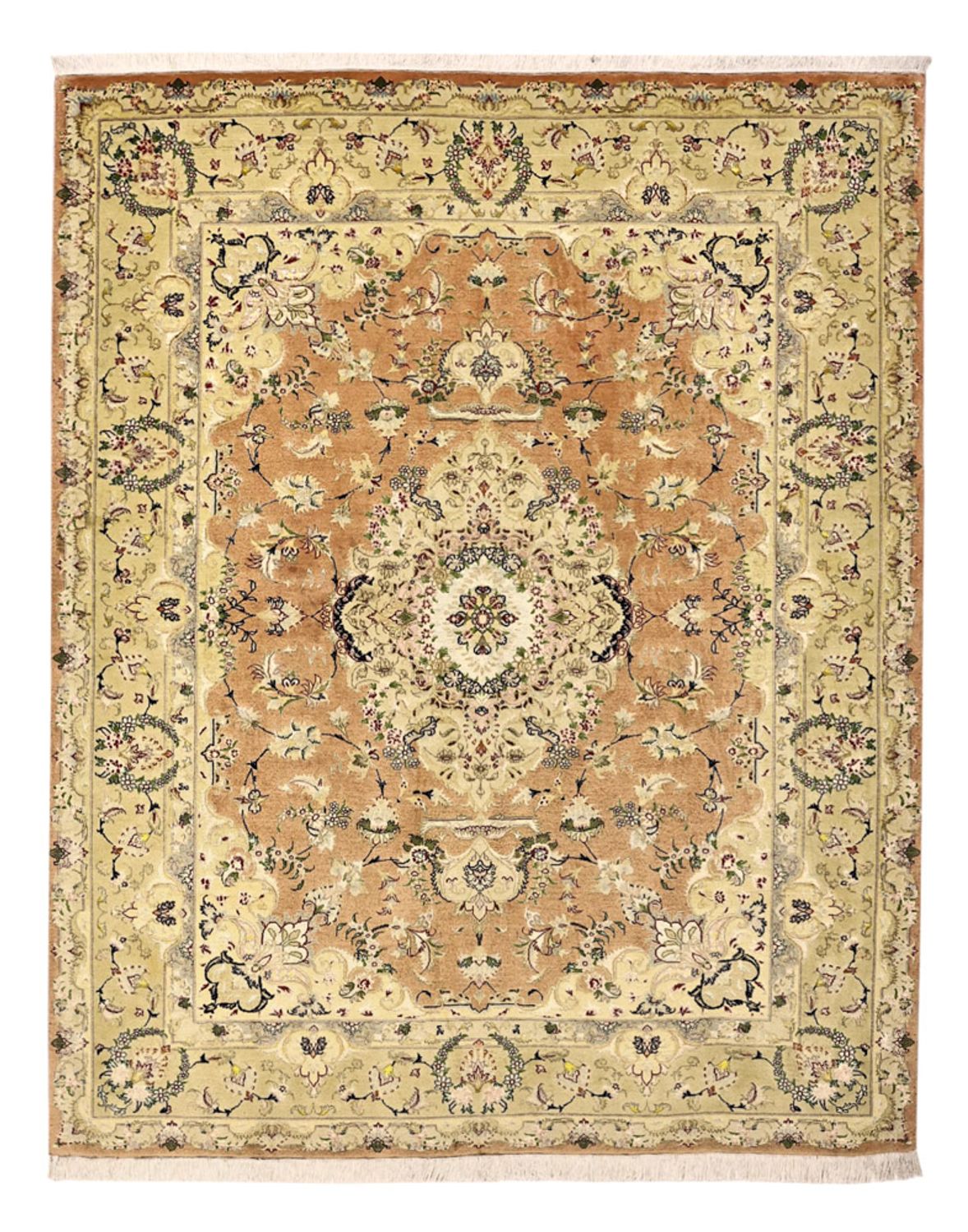 Alfombra Persa - Tabriz - Real - Real - 188 x 153 cm - arena