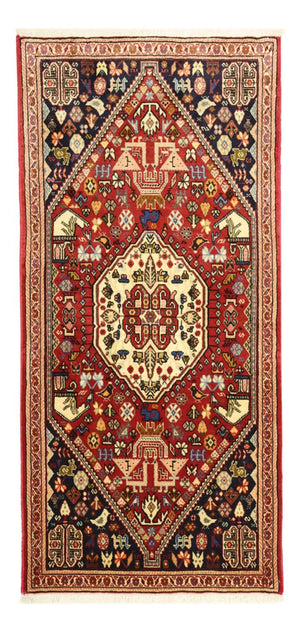 Alfombra Gabbeh - Persa Kashkuli - 153 x 70 cm - rojo