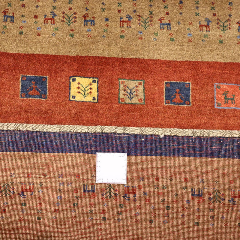 Alfombra Gabbeh - Persa Kashkuli - 184 x 121 cm - rojo